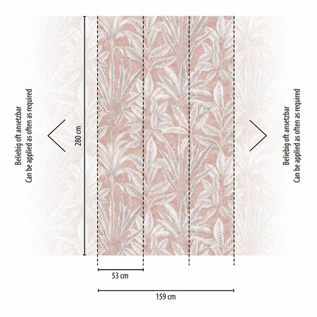 AS Creation The Wall Travel Styles Roze - 39316-1 / 393161