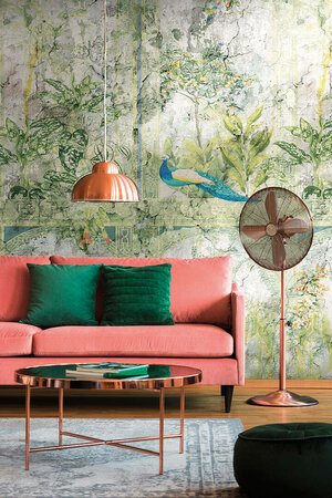 AS Creation The Wall Travel Styles Groen - 39332-1 / 393321
