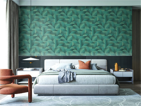 Dutch Wallcoverings Exclusive Threads TP422976 Aqua