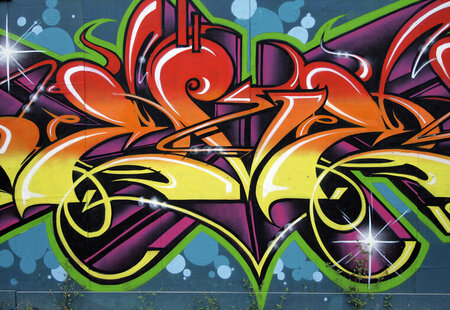 FBK Graffiti Fotobehang 140