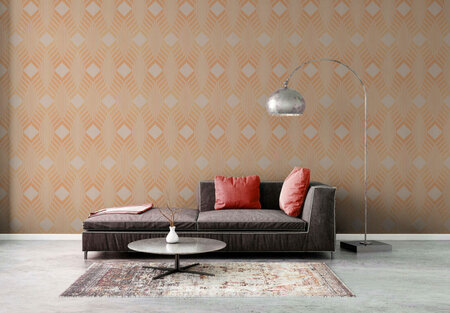 AS Creation Retro Chic - 39532-3 / 395323 Oranje - Beige