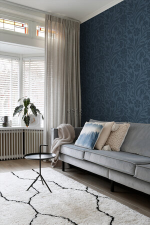 Esta Home Bloemen 139296 (*Gratis Lijm) Blauw