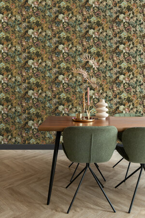 Esta Home Bloemen 139595 (*Gratis Lijm) Goud