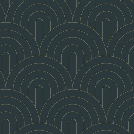 Esta Home Art Deco 139743 (*Gratis Lijm) Goud Blauw