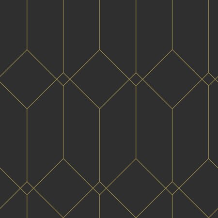 Esta Home Art Deco 139746 (*Gratis Lijm) Zwart Goud