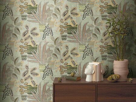 HookedOnWalls CABANE KENTIS 20912 (Met Gratis Lijm!) Groen