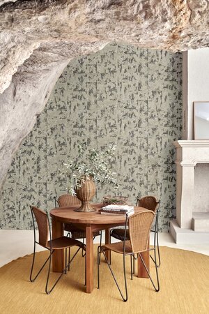 Arte ALL NATURALS ECLAT 48042A Taupe / Zilver (Incl. Gratis Lijm*)