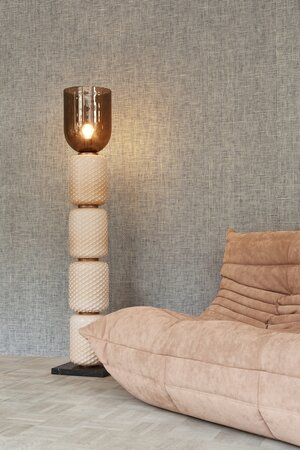 Arte ALL NATURALS WAFFLE WEAVE 85532A Blauw / Grijs (Incl. Gratis Lijm*)
