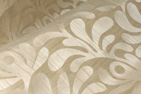 Arte MOOOI GREEN HOUSE WOODBLOCK BEETLE FERN MO5020 Crème (Incl. Gratis Lijm*)