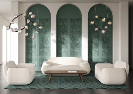 Arte MOOOI GREEN HOUSE GREENHOUSE GATHERING WINDOW MO5052 Groen(Incl. Gratis Lijm*)