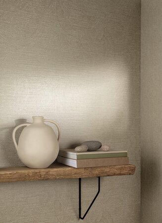HookedOnWalls BLOMKVIST OSKAR 29152 Beige (Incl. Gratis Lijm*)