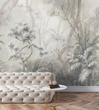 HookedOnWalls NATURAL CHIC ALHAMBRA 32607 Roze / Grijs (Incl. Gratis Lijm*)