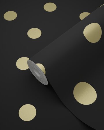 Origin Wallcoverings Precious (Met Gratis Lijm!) 347676 - Zwart / Goud