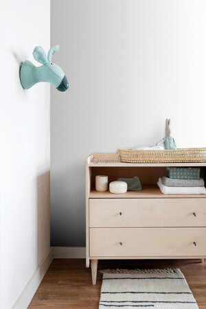 Origin Wallcoverings Precious (Met Gratis Lijm!) 347703 - Wit / Grijs