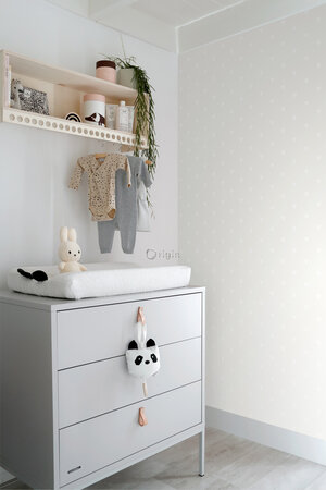 Origin Wallcoverings Precious (Met Gratis Lijm!) 347704 - Wit / Grijs