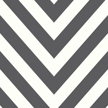 Dutch Wallcoverings Dream Catcher Chevron Zwart - Wit 12574