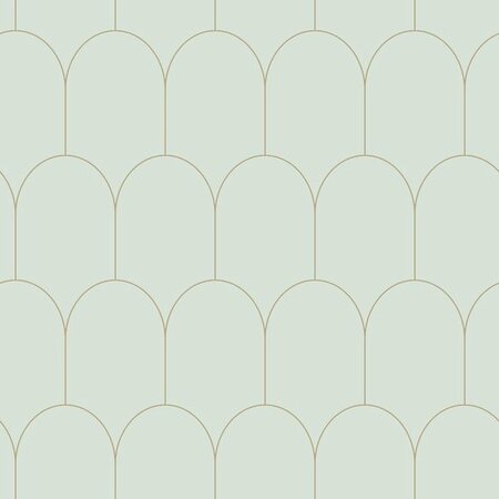 Esta Art Deco 139202 (*Gratis Lijm Actie) - Groen - Goud