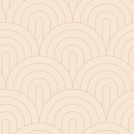 Esta Art Deco 139216 (*Gratis Lijm Actie) - Roze - Oranje