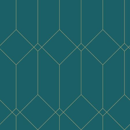 Esta Art Deco 139224 (*Gratis Lijm Actie) - Groen - Goud - Blauw