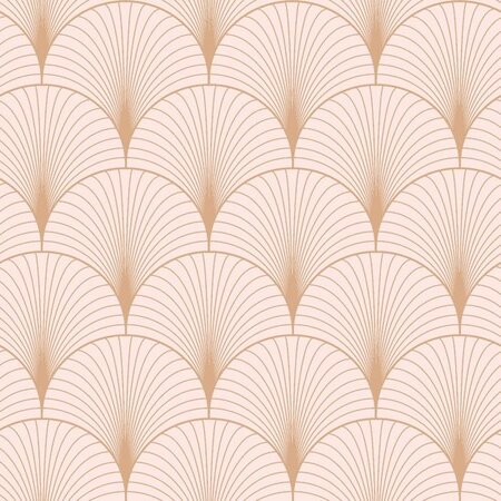 Esta Art Deco 139229 (*Gratis Lijm Actie) - Roze - Goud