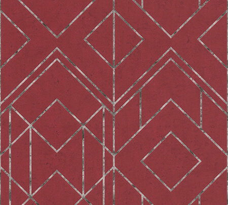 AS Creation Metropolitan Stories II Ava / New York 37869-2 - 378692 - Rood / Grijs