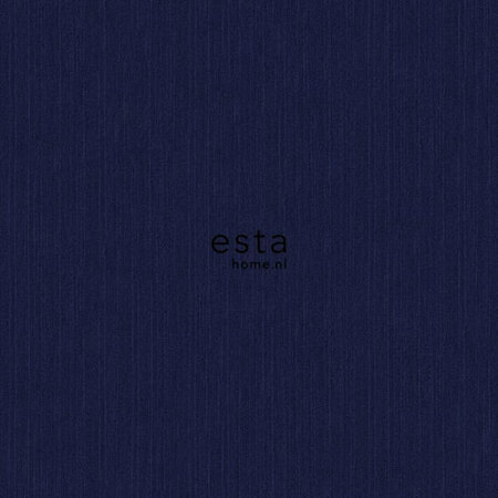 Esta Home Behang jeans structuur donkerblauw 137735 - Blauw