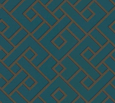 AS Creation Michalsky Living Change Is Good 37984-3 - 379843 - Blauw / Groen / Goud