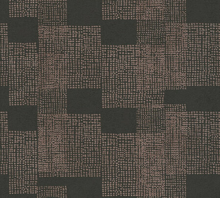 AS Creation Desert Lodge 38525-2 - 385252 bronze Geometrisch / Brons / Zwart