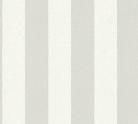 AS Creation Trendwall 2 -  38101-2 - 381012 Grijs Streep / Wit