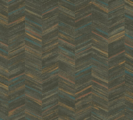 AS Creation Geo Effect 38309-2 - 383092 - Bruin / Groen