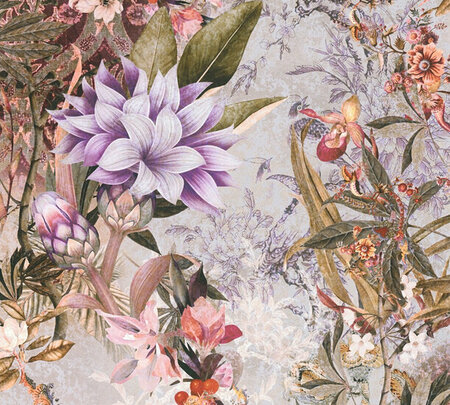 AS Creation Dream Flowery 38177-3 - 381773 - Multicolour / Paars