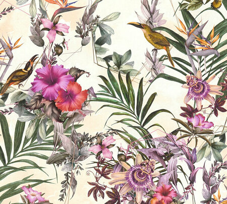 AS Creation Dream Flowery 38178-6 - 381786 - Multicolour / Groen