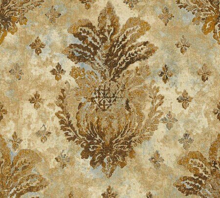 AS Creation Baroque goud taupe vlies / Bruin / Goud