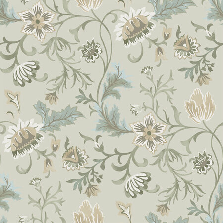 Esta Home Vintage Flowers beige - meerkleurig 139412 (*Gratis Lijm Actie) - Multicolour - Beige
