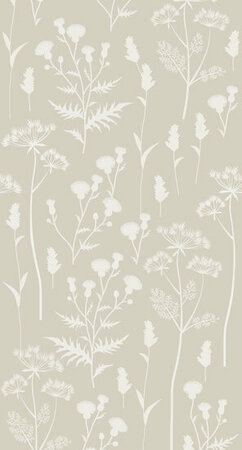 Esta Home Vintage Flowers beige 159217 (*Gratis Lijm Actie) - Beige
