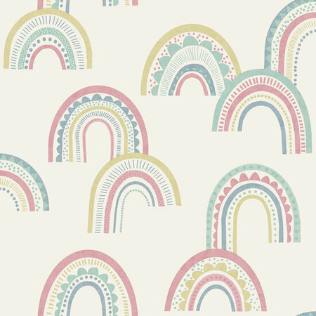 Dutch Wallcoverings Dream Catcher Rainbow Roze 13281