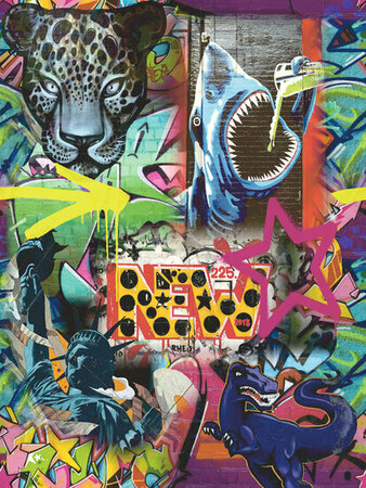 Dutch Wallcoverings Dream Catcher Graffiti  99381