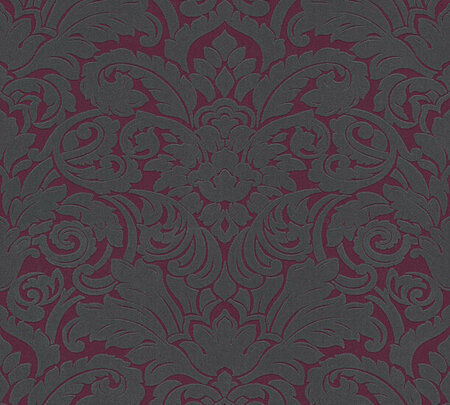 AS Creation AP Finest - 33583-5 - 335835 Zwart (Velours) - Grijs