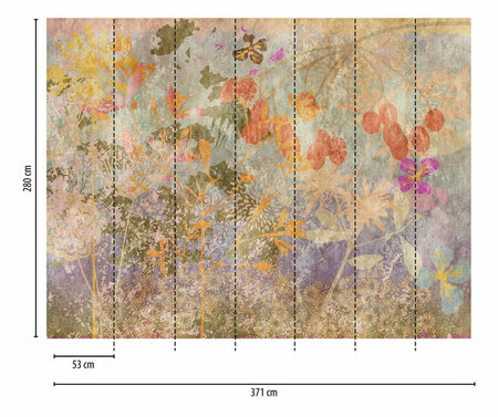 AS Creation The Wall Multicolor - 38264-1 - 382641 - Multicolour / Oranje