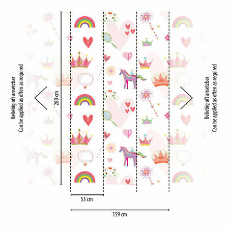 AS Creation The Wall Travel Styles Multicolor - 39193-1 - 391931 - Multicolour / Roze