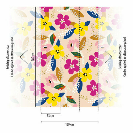 AS Creation The Wall Travel Styles Multicolor - 39209-1 - 392091 - Multicolour / Beige