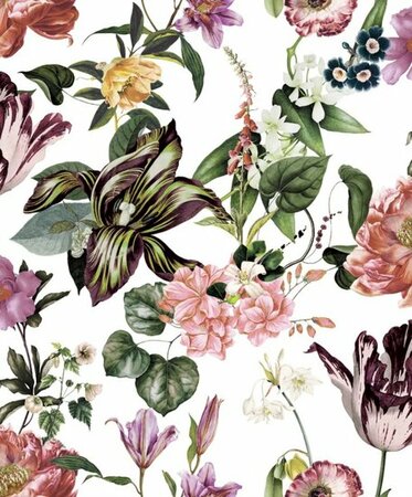 Noordwand Flora MB 47458 Wit - Groen