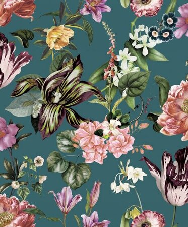 Noordwand Flora MB 47462 Groen - Roze