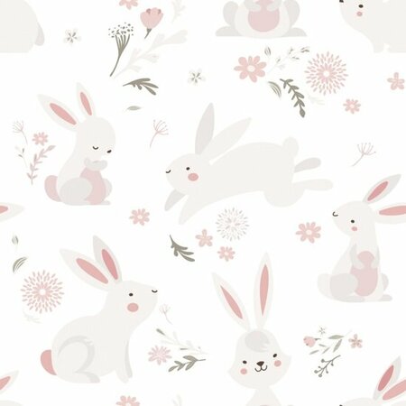 Noordwand Kids Walls Little Adventures 45860 Wit - Grijs - Roze