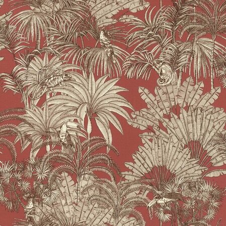 Rasch Selection - 461428 Rood / Beige