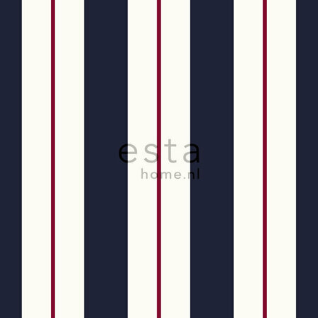 Esta Home Strepen 136415 (*Gratis Lijm) Rood Blauw
