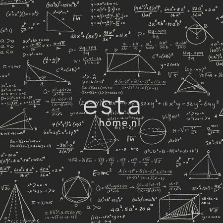 Esta Home Tekst 128230 (*Gratis Lijm) Zwart