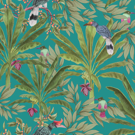 Esta Home Jungle 139233 (*Gratis Lijm) Blauw
