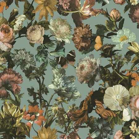 Esta Home Bloemen 139292 (*Gratis Lijm) Blauw