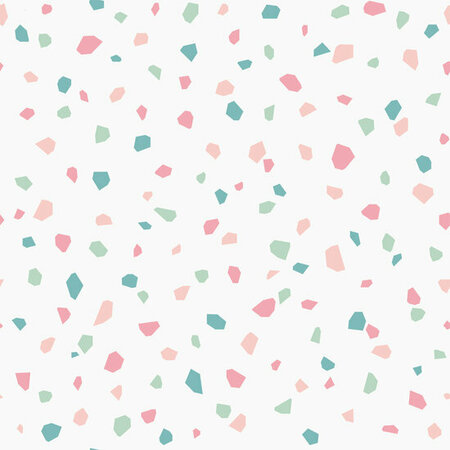Esta Home Terrazzo 139304 (*Gratis Lijm) Wit Multicolor